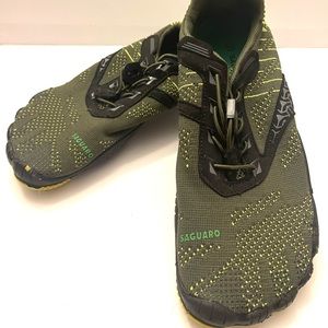 Saguaro Barefoot Minimalist Water Trail Hiking Running Green Shoes